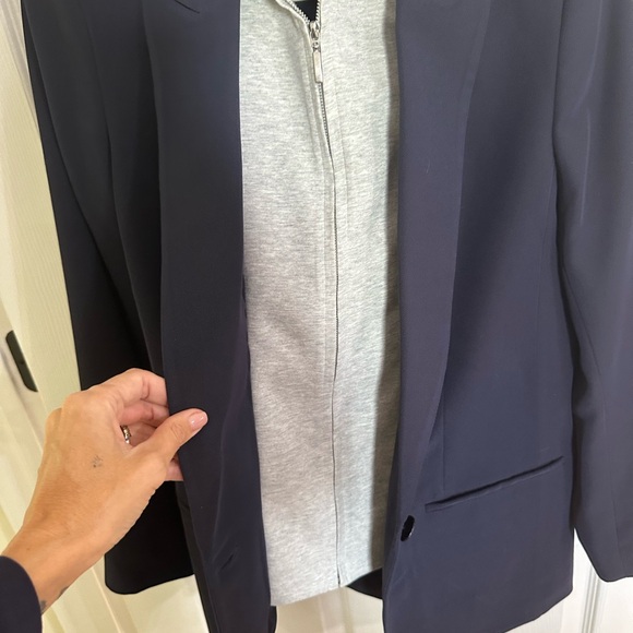 Express navy/grey layered blazer size M - Picture 7 of 10